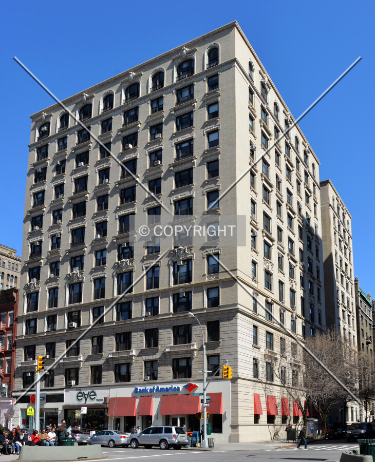 View from the west at Broadway and 81st Street