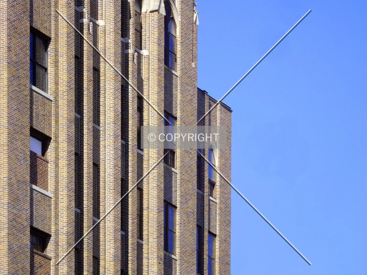 Southeast corner detail