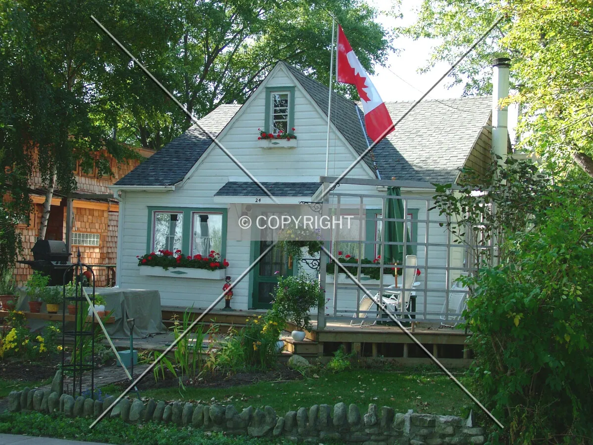 Typical beachside house in Ward's Island