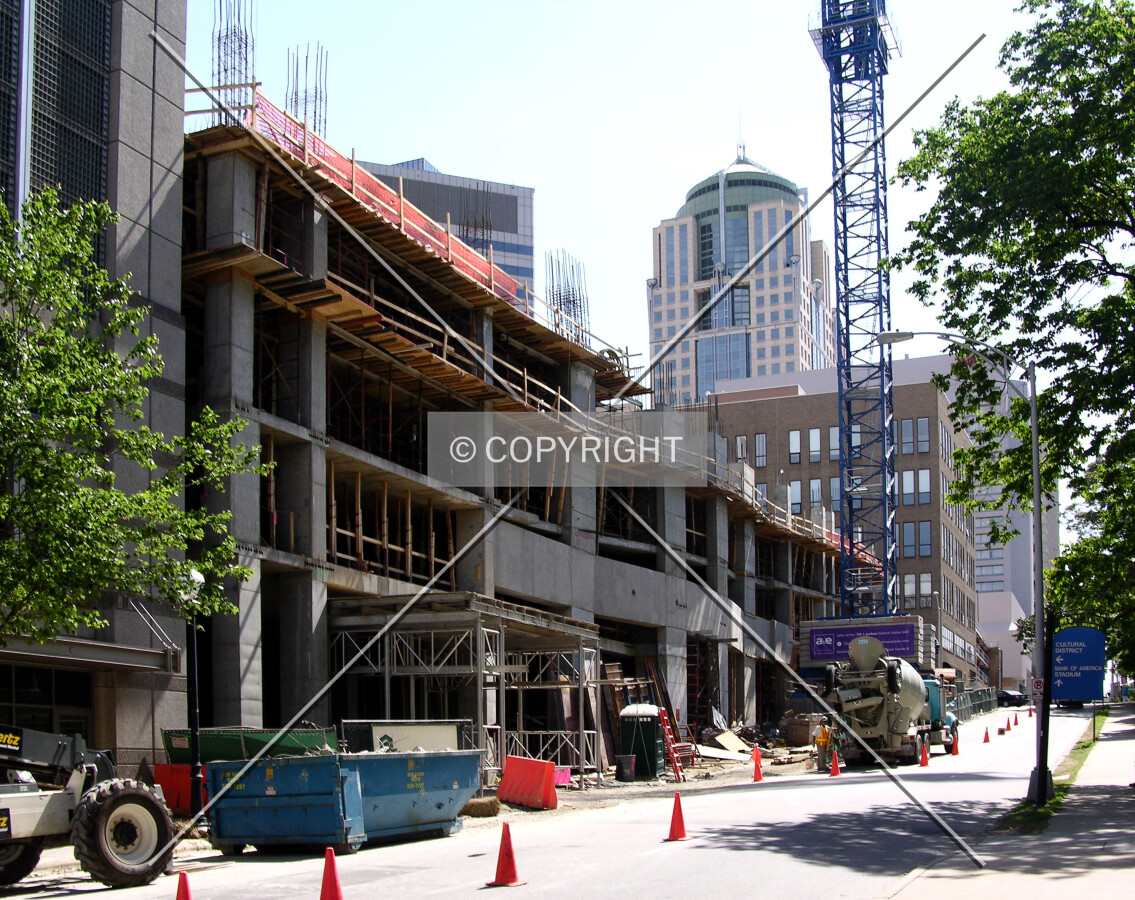 Looking south from North Church Street