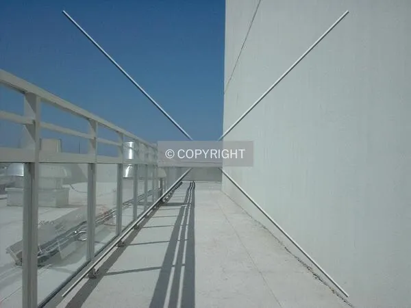 View to the north along the west side of the 36th floor terrace