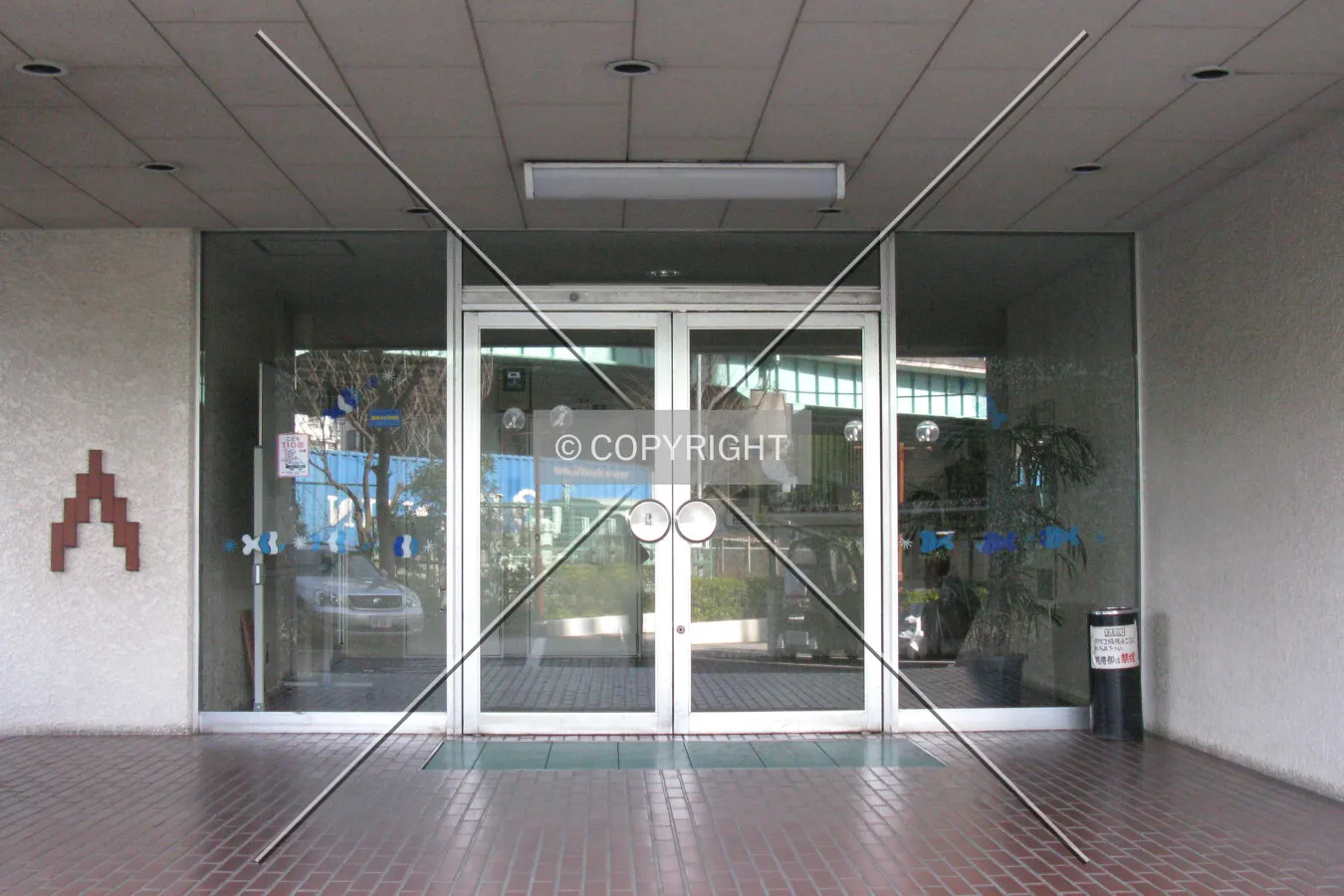 The front entrance