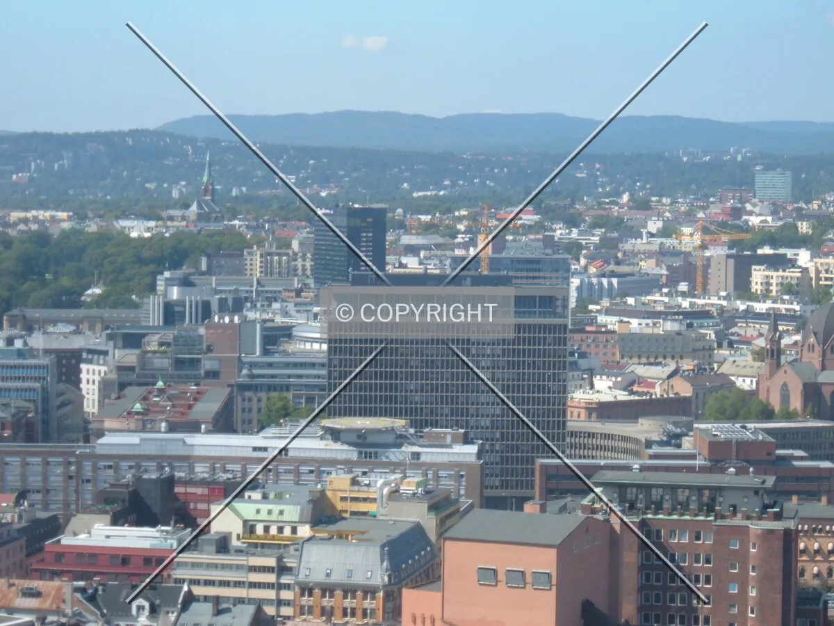 View from Oslo Plaza Radisson SAS Hotel