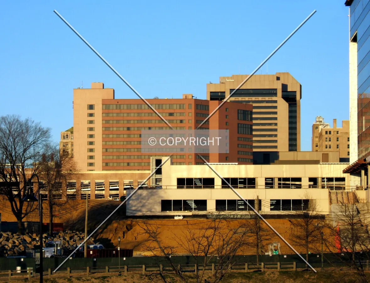 Downtown from the southwest