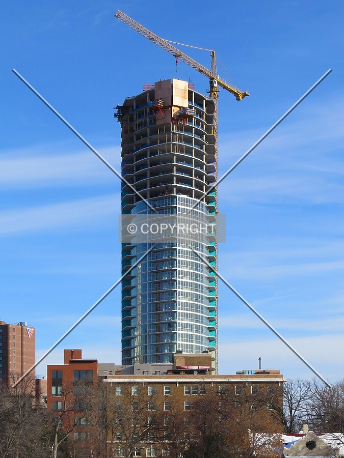 Full west elevation from Loring Park