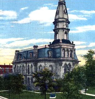 Vintage view from the northwest