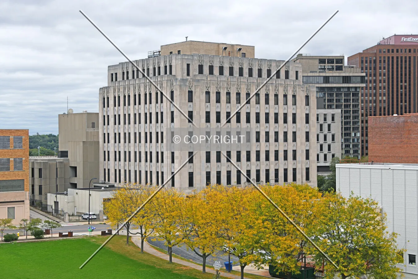 View from the southwest