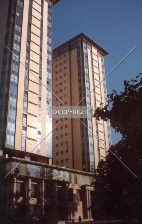 View of both towers