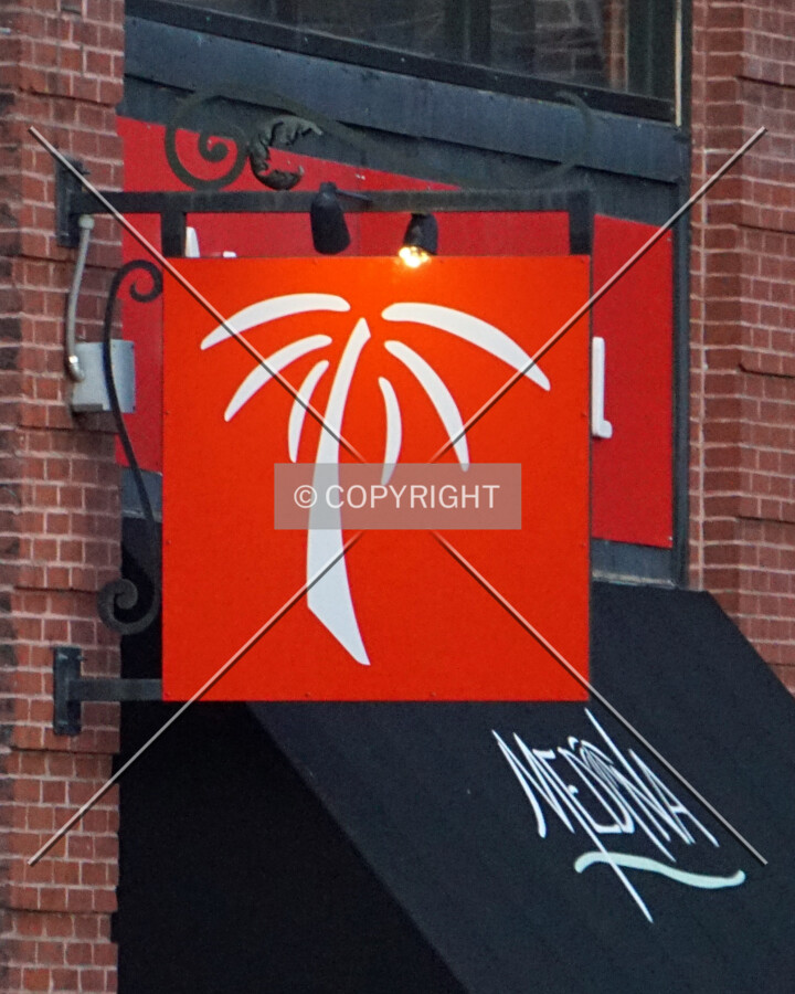 Signage on the front facade; November 22, 2017