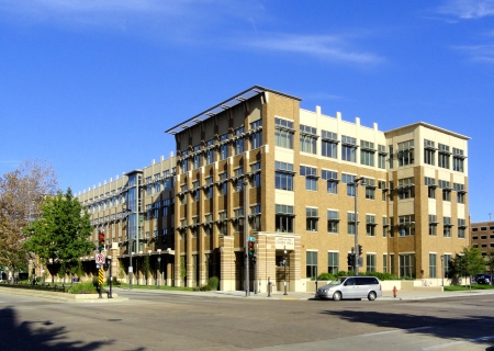 From across West Wisconsin Avenue to the southeast
