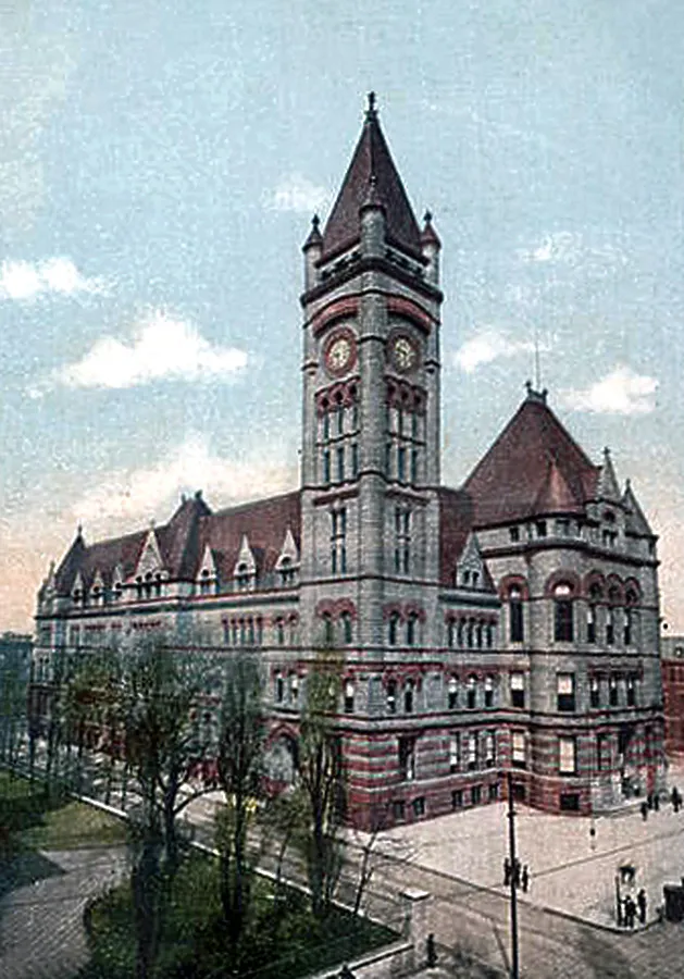 Vintage view from the southeast