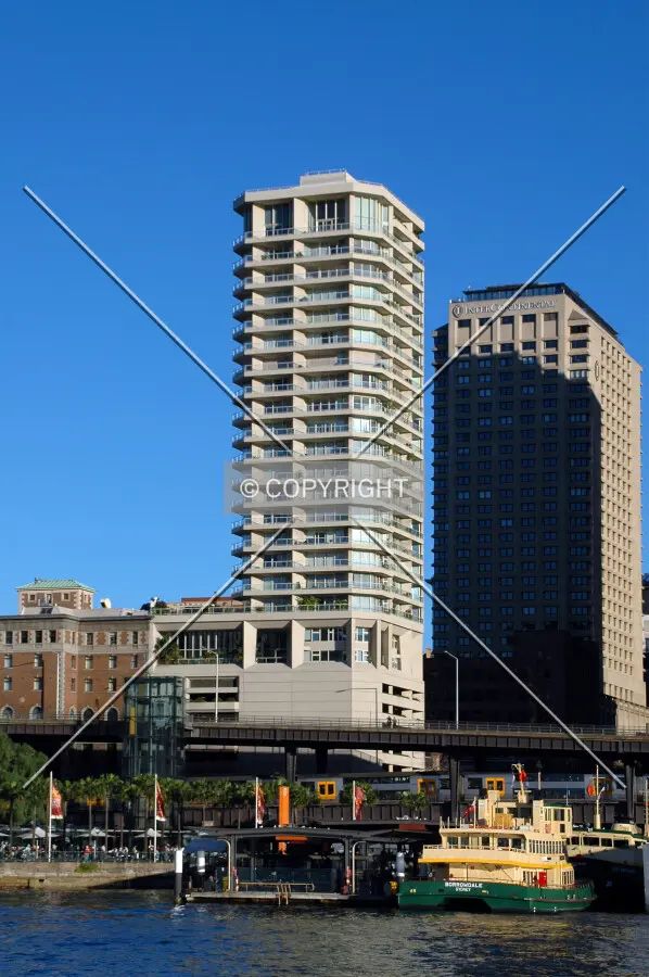 As seen from Sydney Cove