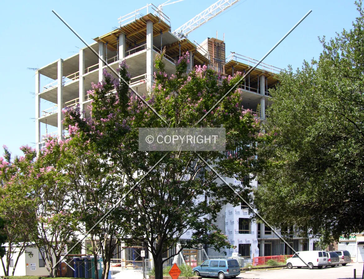 From the northeast across Highland Avenue South