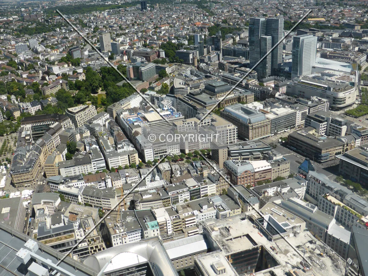Frankfurt city centre around Freßgass