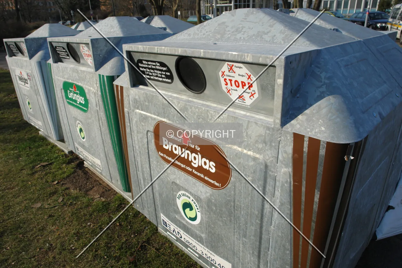 Recycle glass containers in Germany