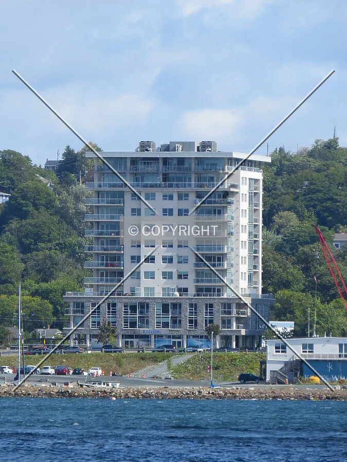 Distant view across Halifax harbour