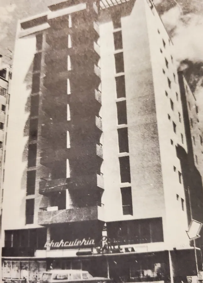 Vintage view before collapse