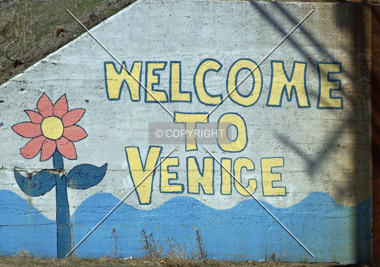 Painted underbridge along Klein Avenue