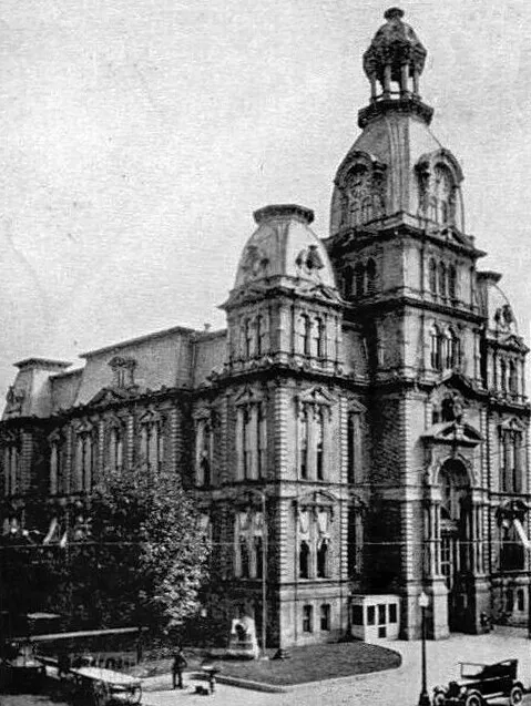 Vintage view from the southwest