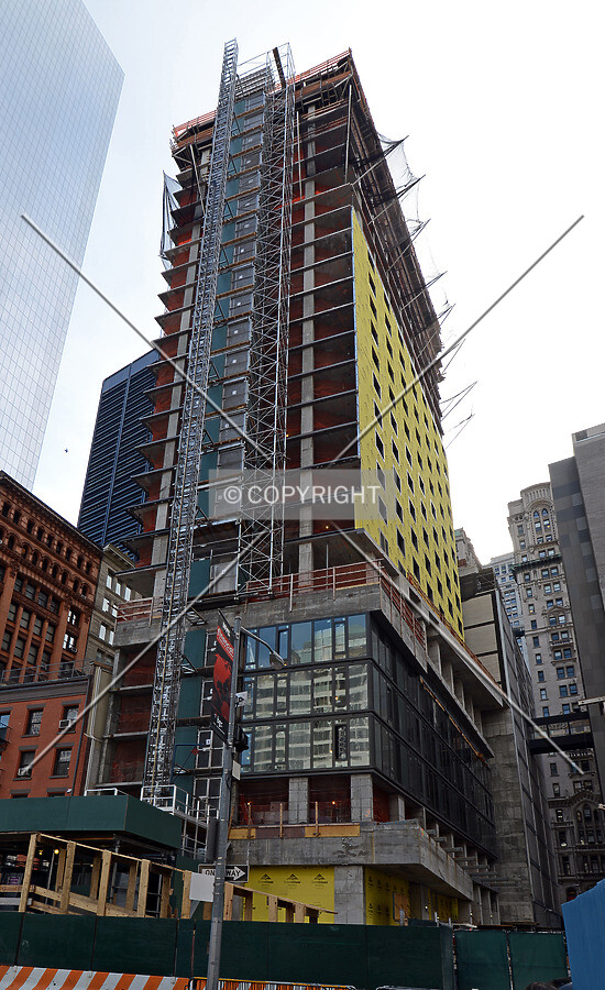 View from the west on Greenwich Street