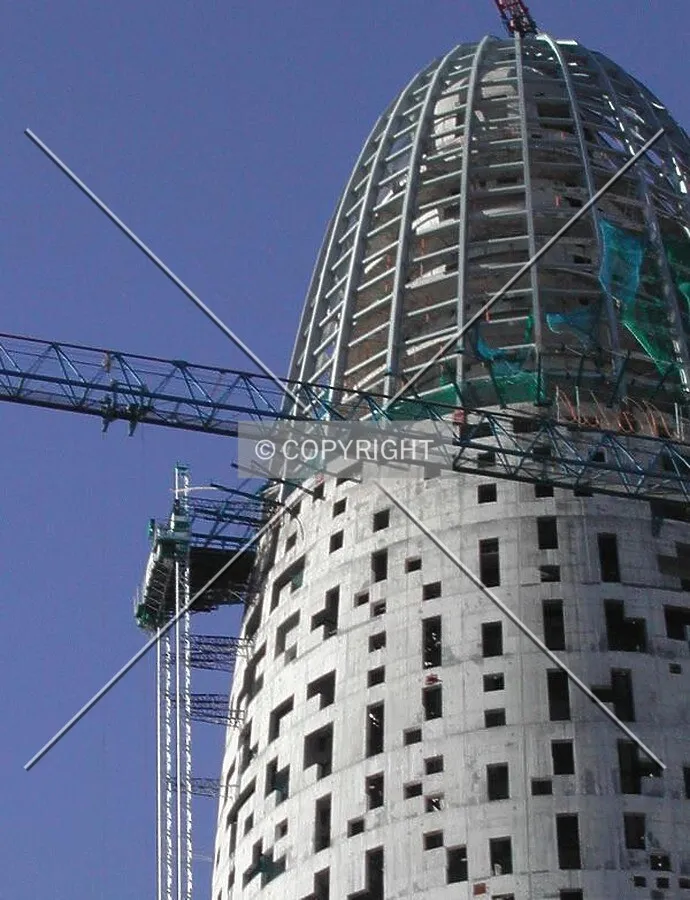 Close view of the top