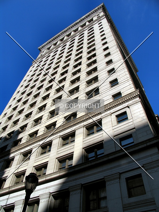 Looking up the east side from the northeast along South Broad Street