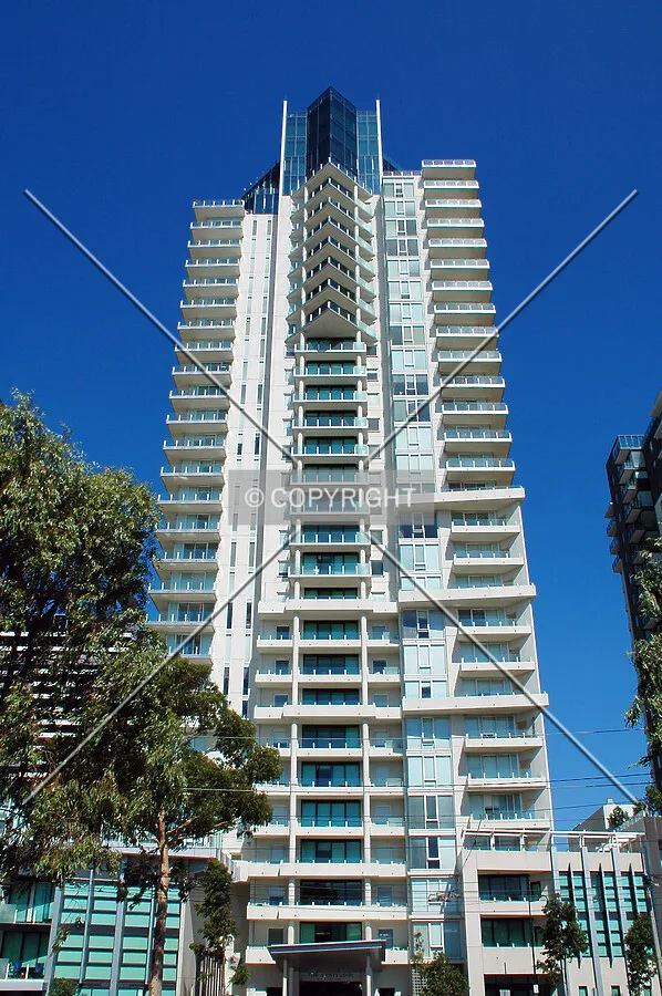 Looking up the north side