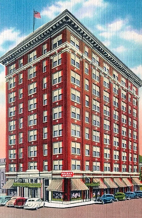 Vintage view from the northwest