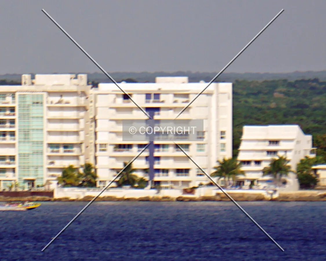 Distant view from the west; August 27, 2016