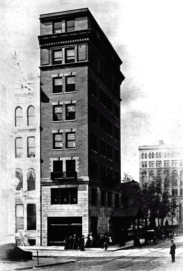 View from the east