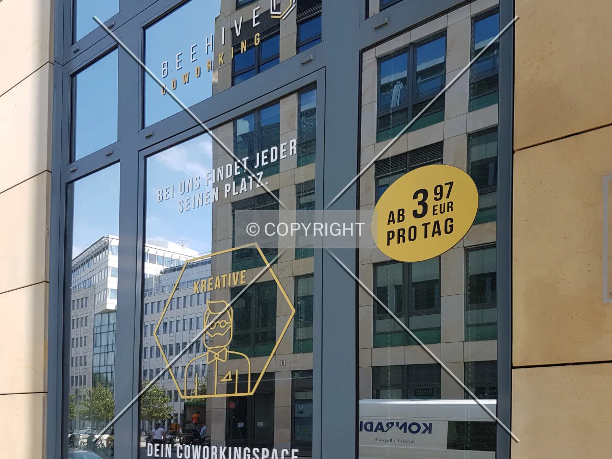 Beehive coworking space in Frankfurt