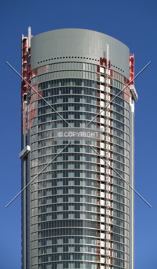 Top floors as seen from the southwest