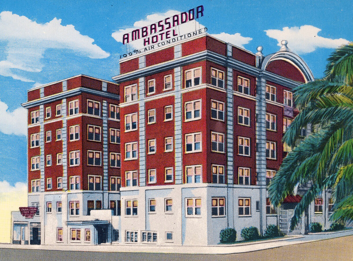 Vintage view from the northeast