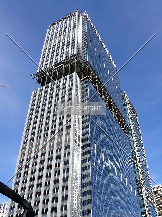View up the southwest corner from Randolph Street