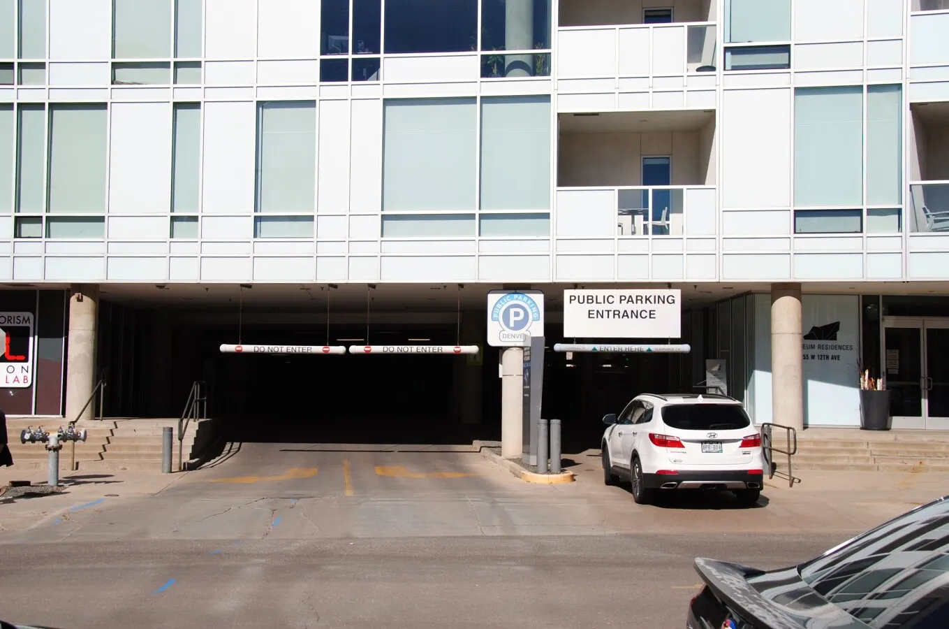 Garage entrance