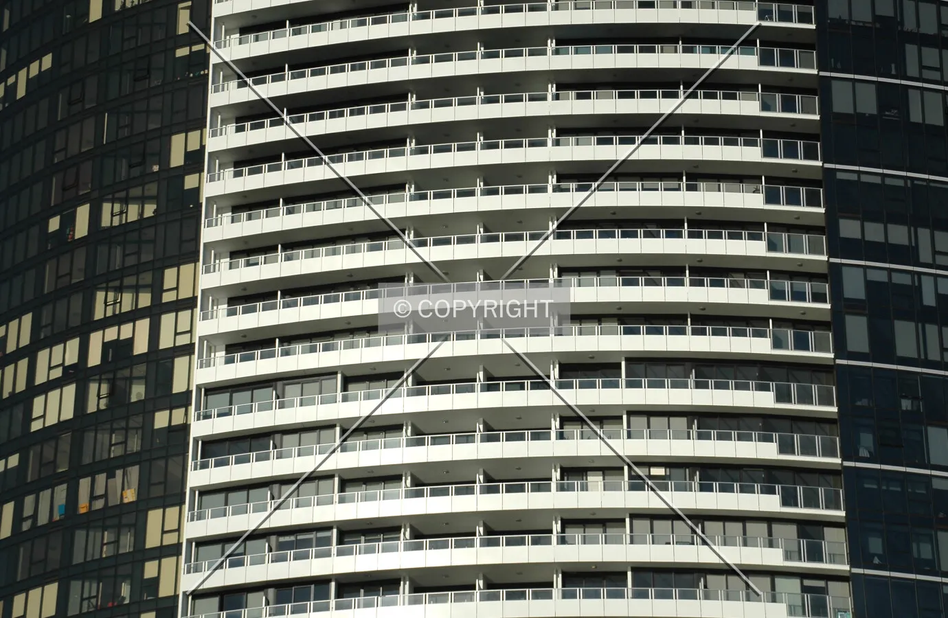 Northwest facade detail