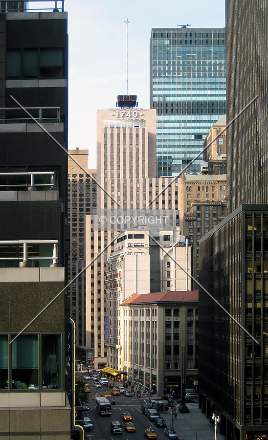 View from the terrace of the Novotel Times Square