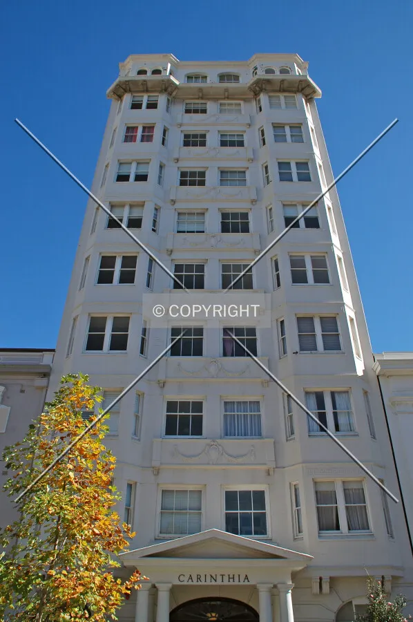 Looking up the east side