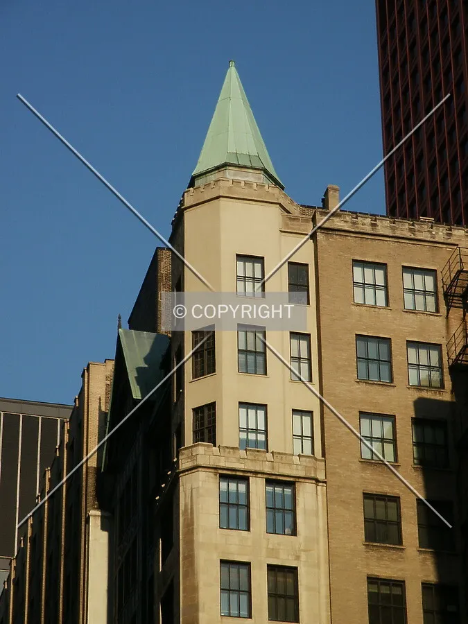 Turret at the northwest corner