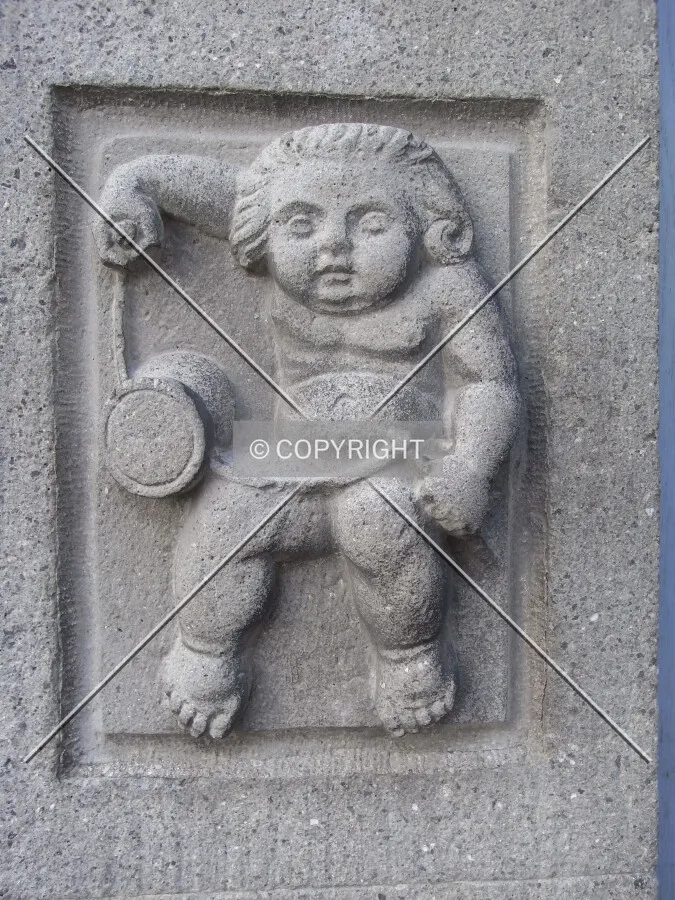 Facade decoration on Speck's Hof