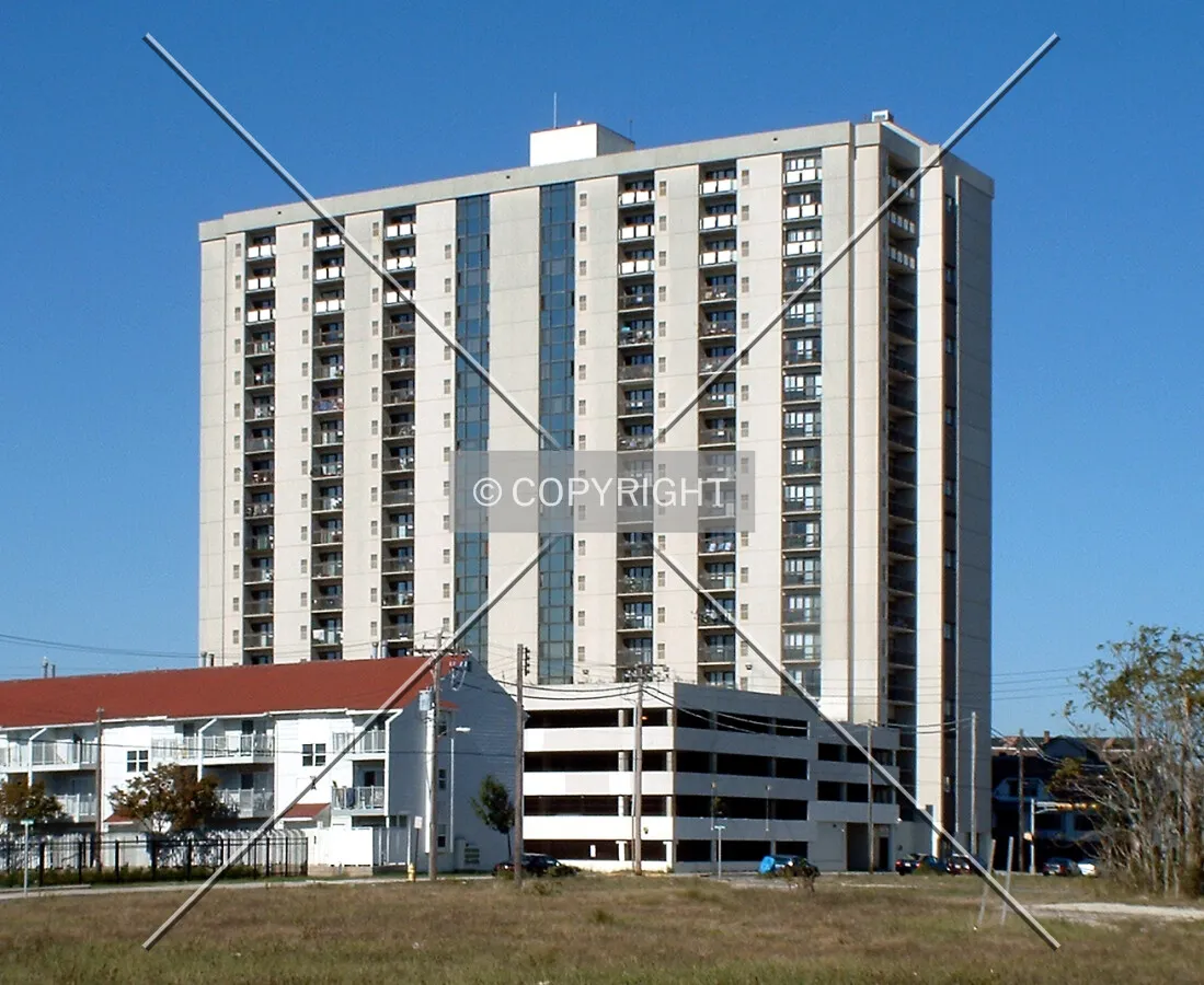 View from the southeast