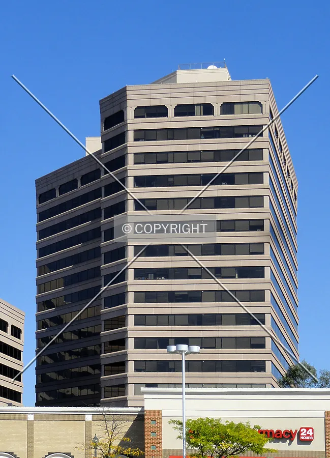 Upper floors from the west
