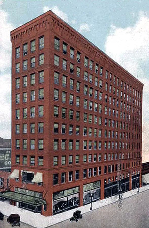 Vintage view from the southwest