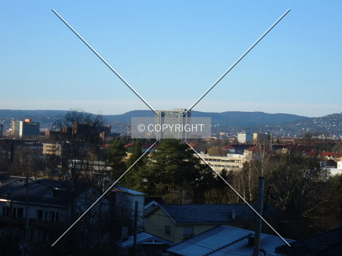 View to the east from Hellerud metro station
