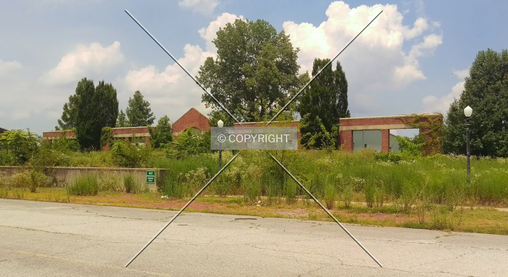 View from the southwest; July 4, 2019