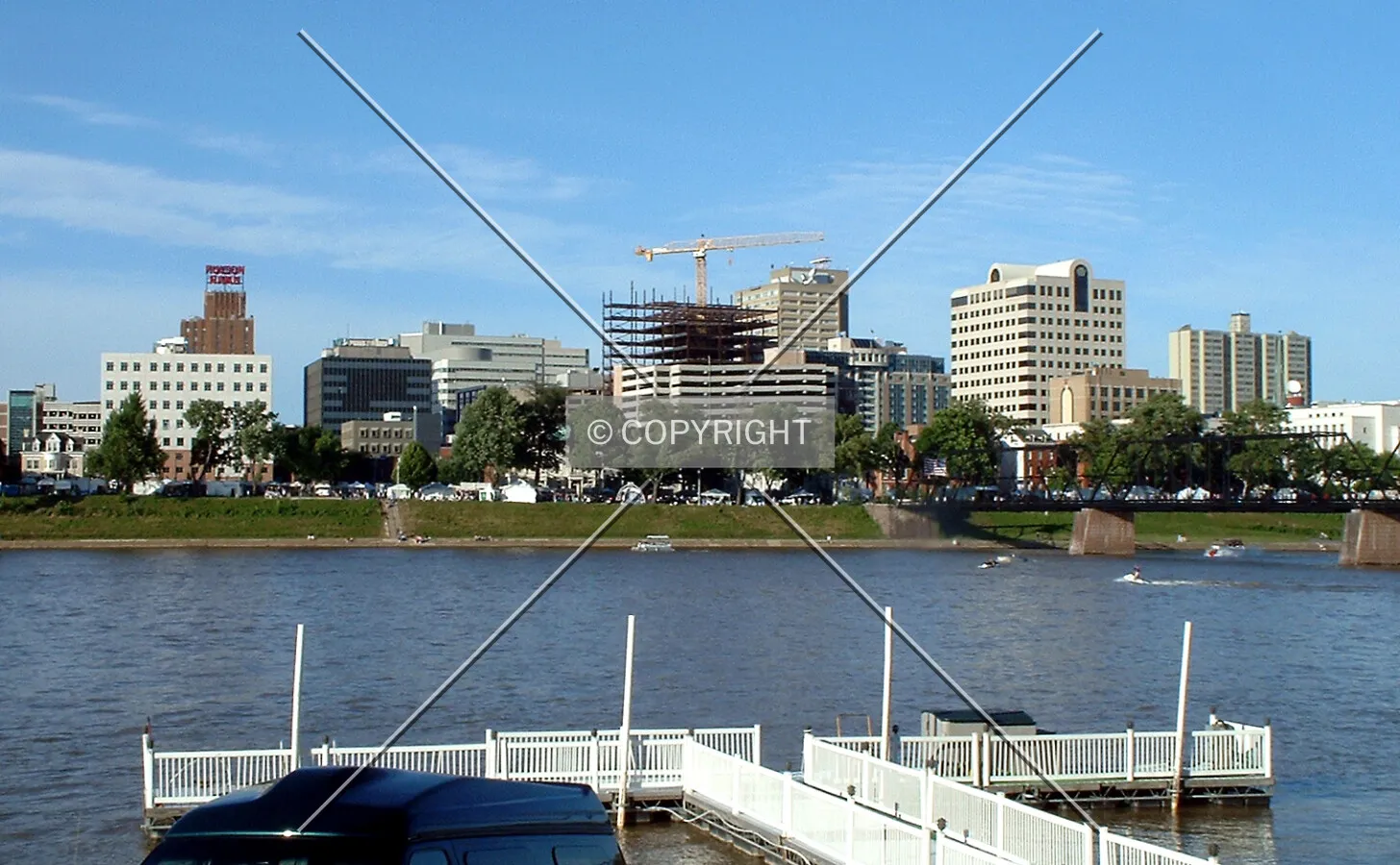 View from the west