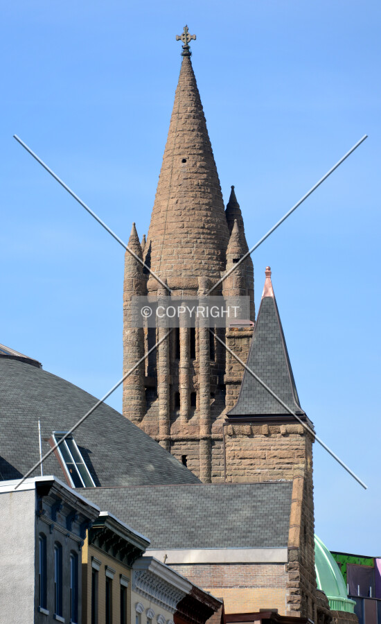 View from the northeast