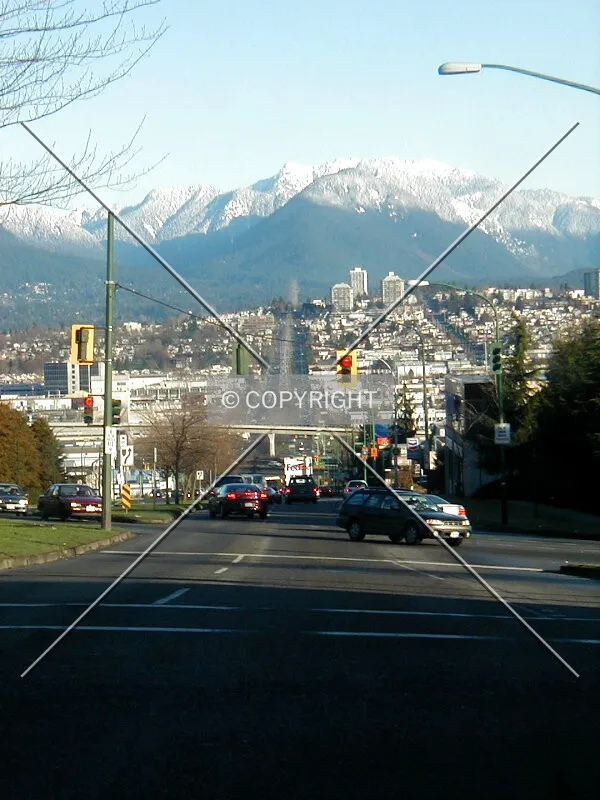 North on Boundary Road early morning