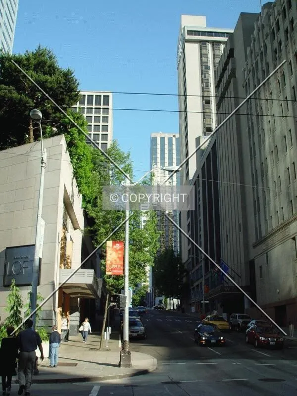 Looking south along Sixth Avenue
