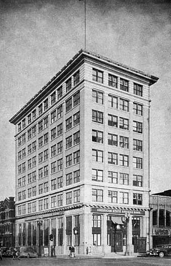 Vintage view from the northwest